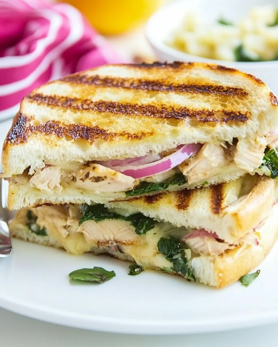 Chicken Florentine Panini