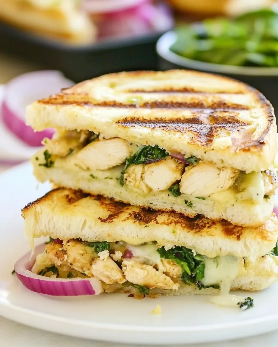 Chicken Florentine Panini