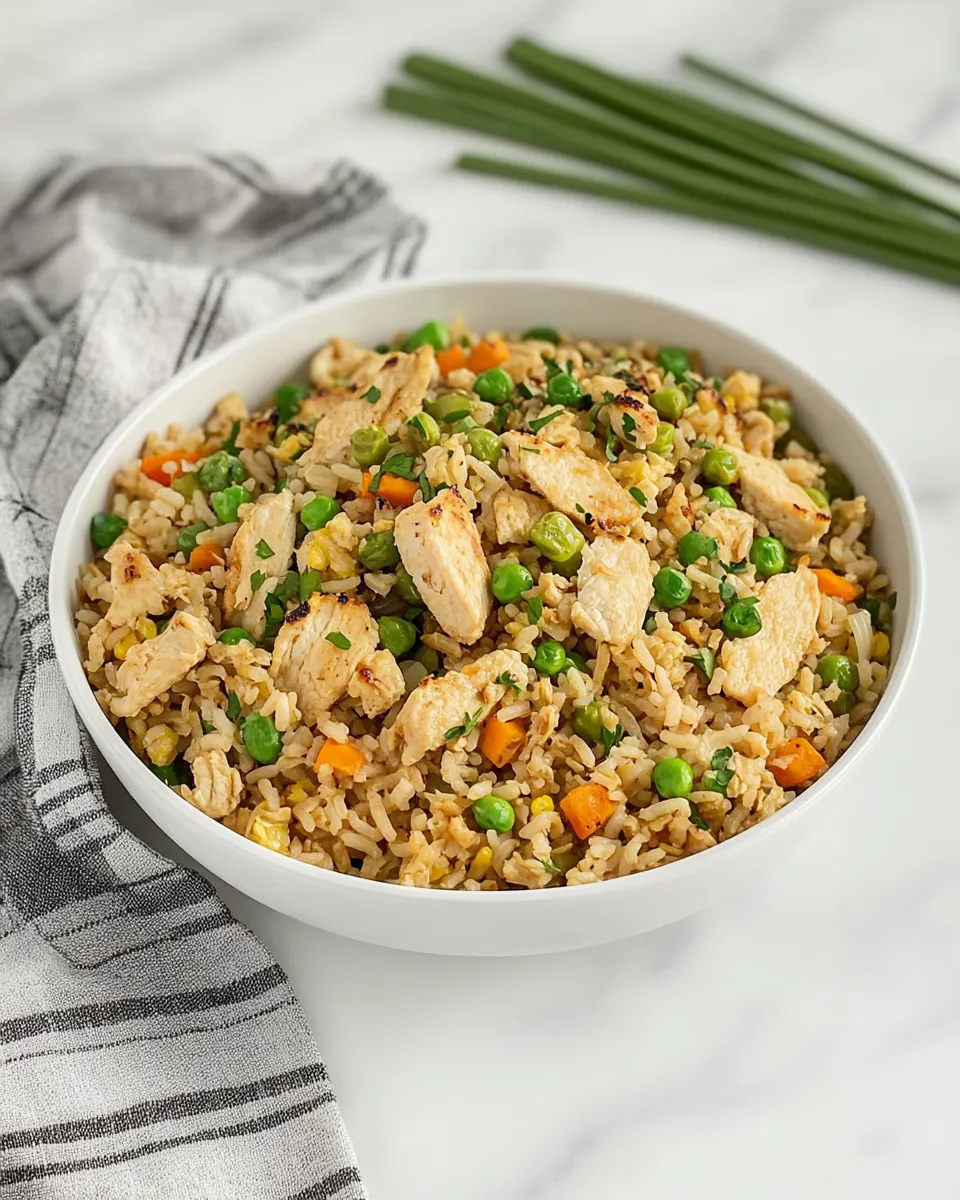 Chicken Fried Brown Rice