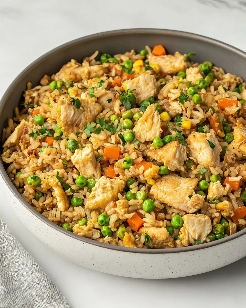 Chicken Fried Brown Rice