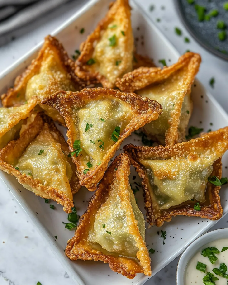 Chicken Fried Wontons