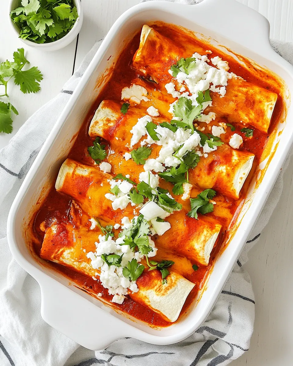 Chicken Goat Cheese Enchiladas