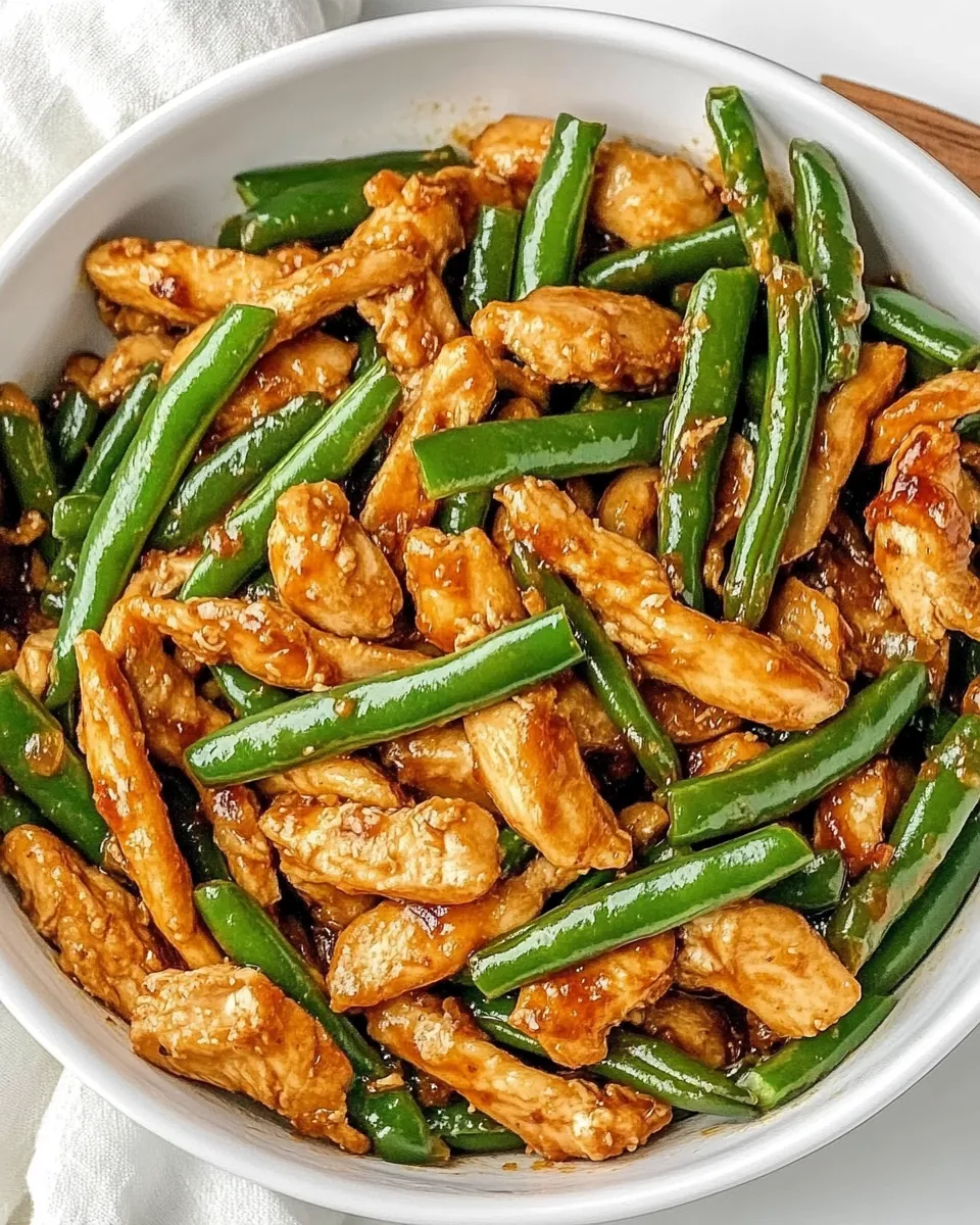Chicken Green Bean Stir Fry