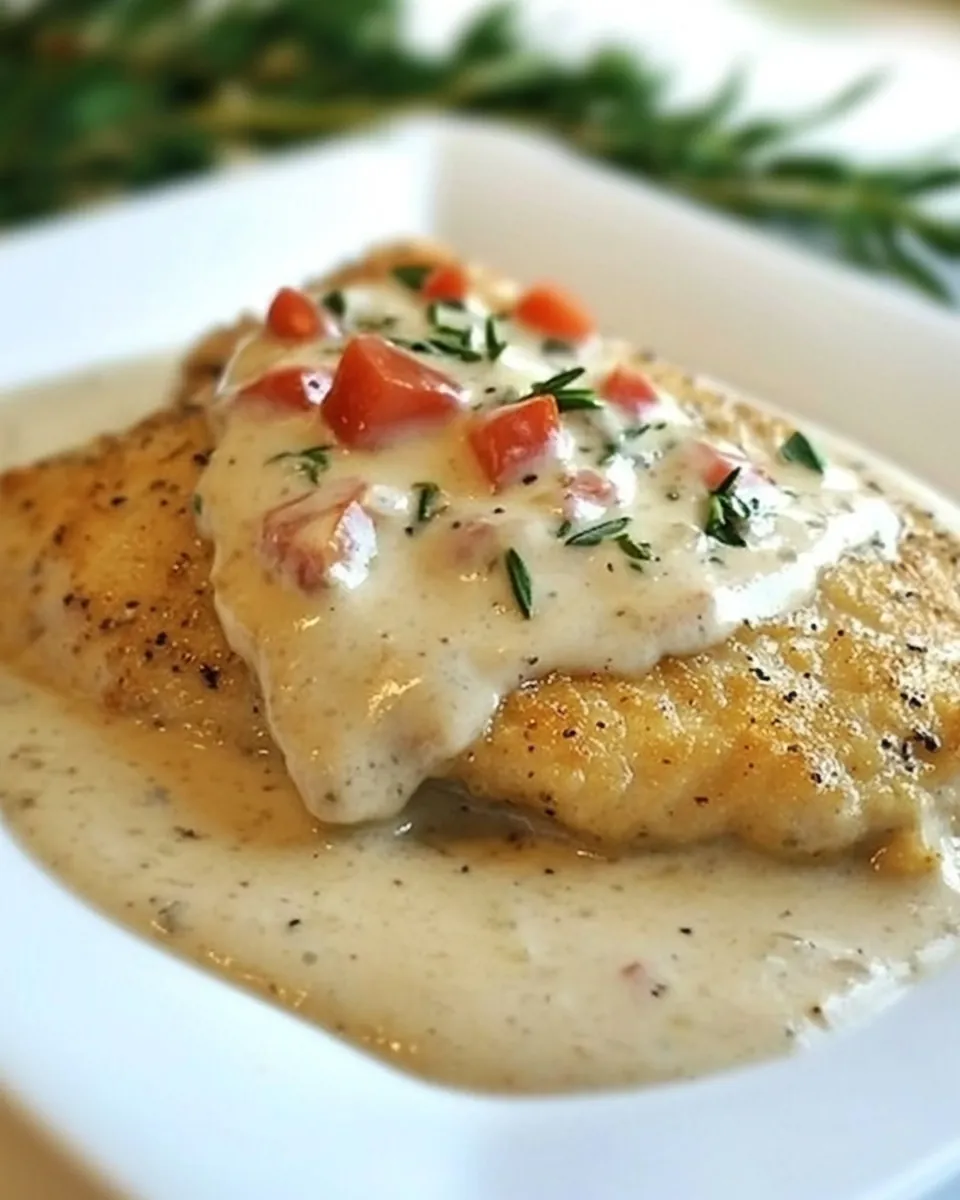 Chicken In Basil Cream Sauce
