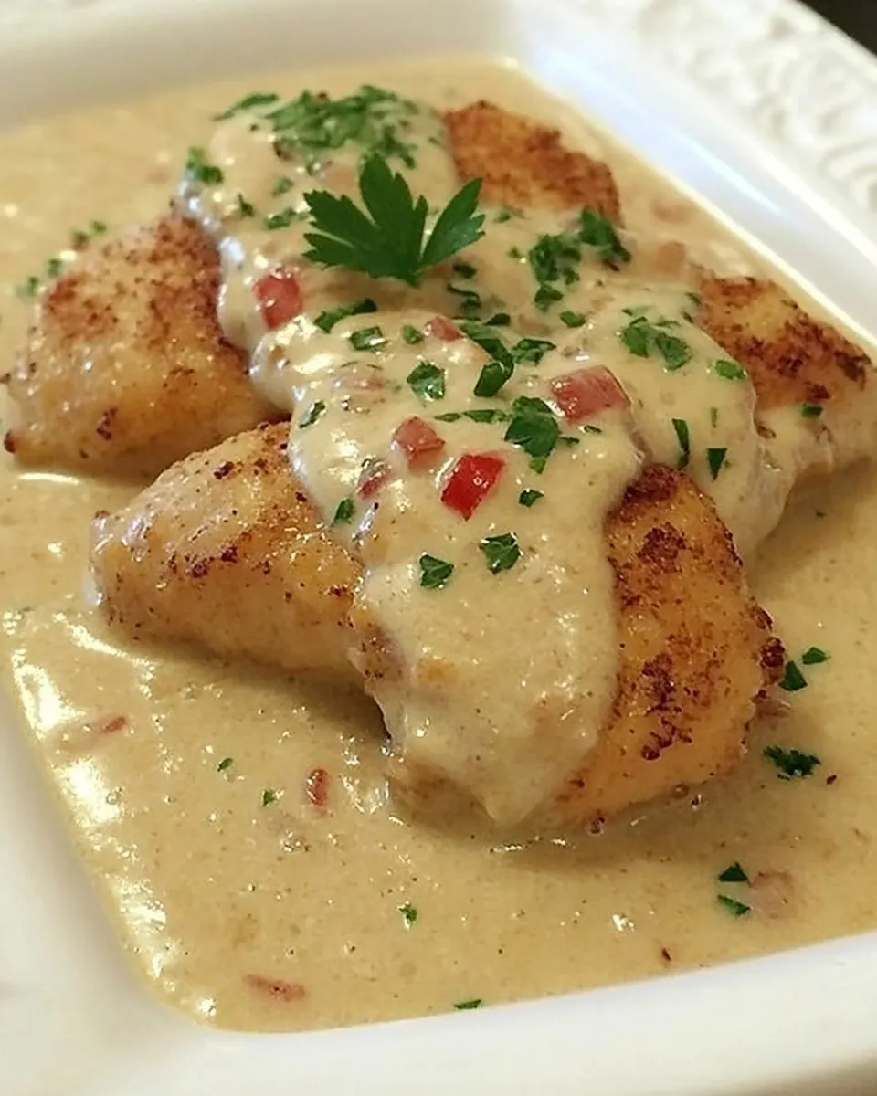 Chicken In Basil Cream Sauce