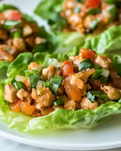 Chicken Lettuce Wraps