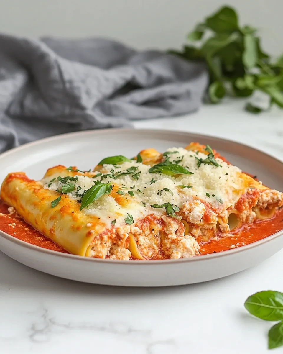 Chicken Manicotti