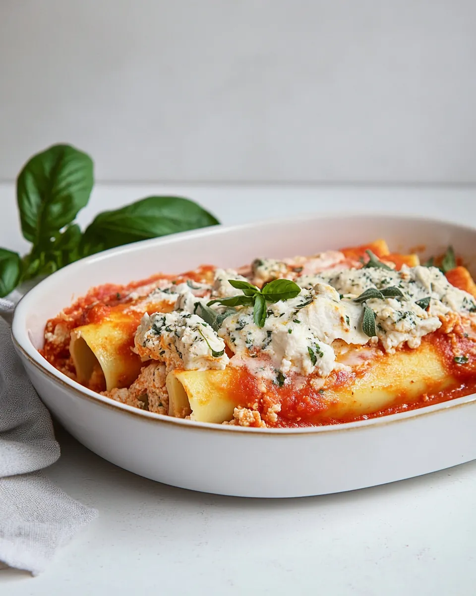 Chicken Manicotti