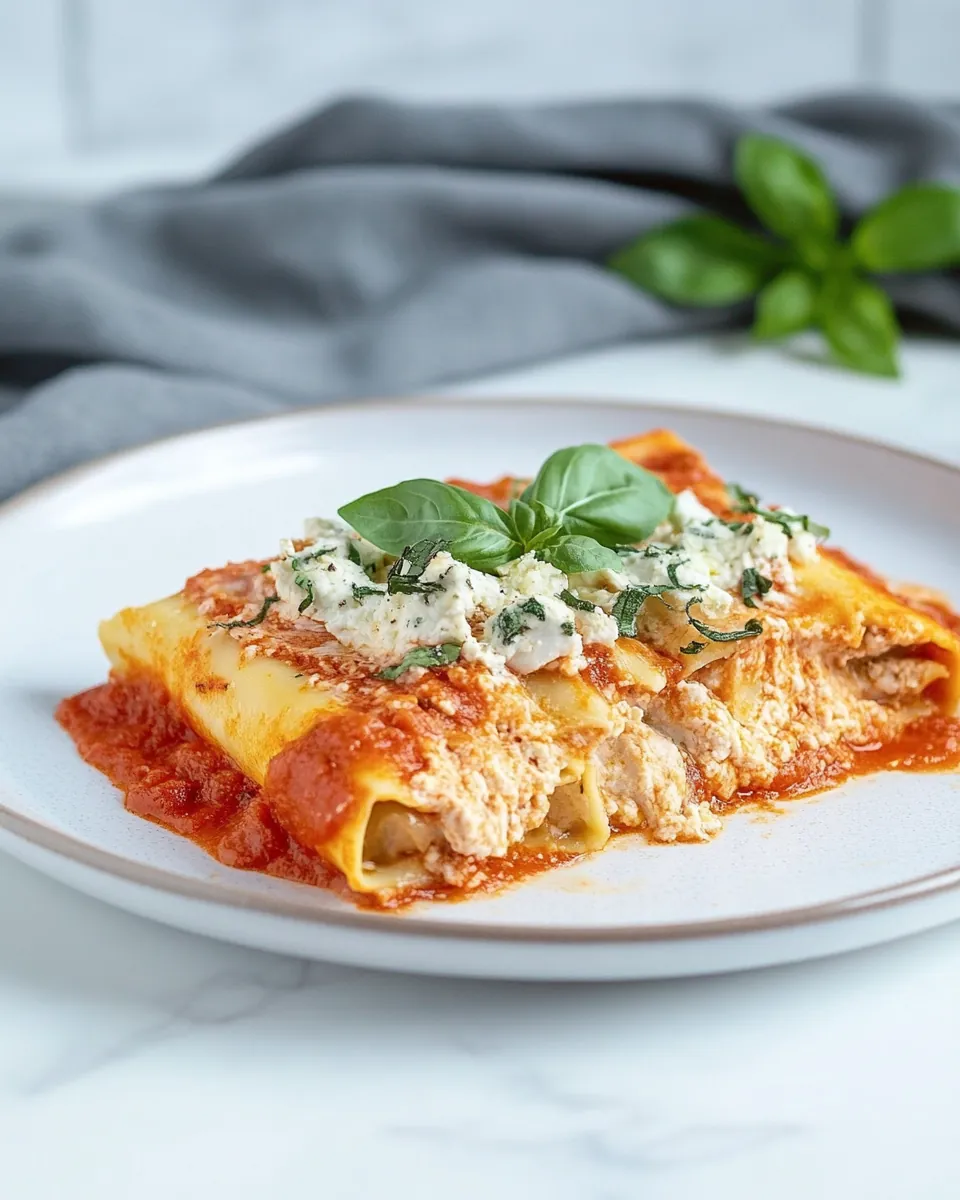 Chicken Manicotti