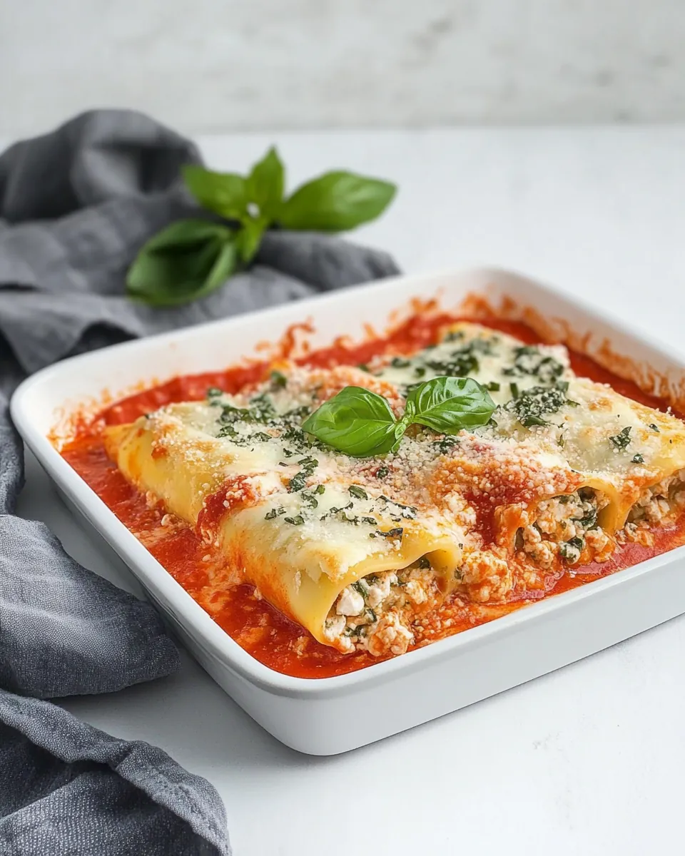 Chicken Manicotti