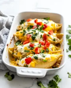 Chicken Mexican Stuffed Shells