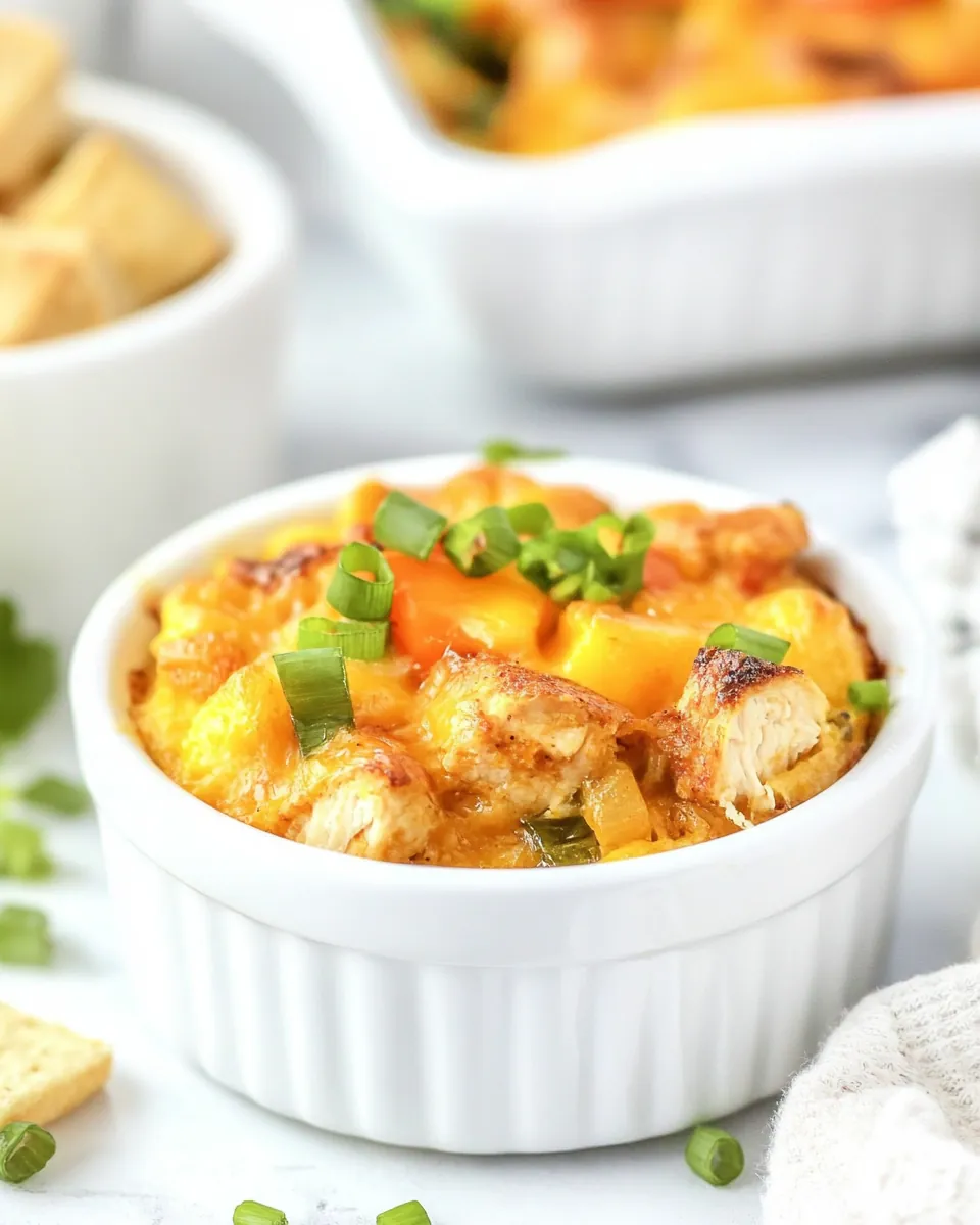 Chicken Mini Breakfast Casserole