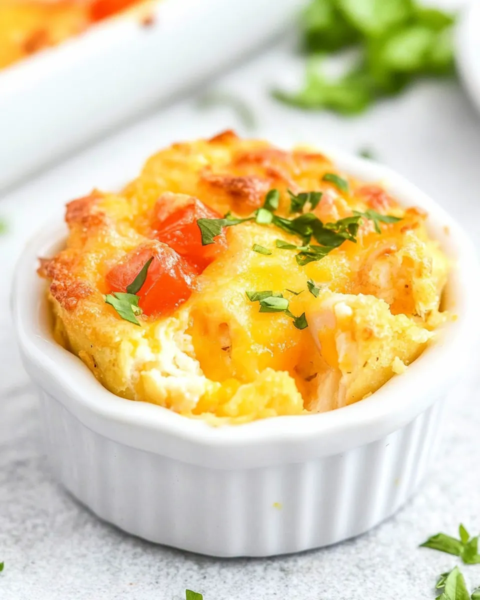 Chicken Mini Breakfast Casserole