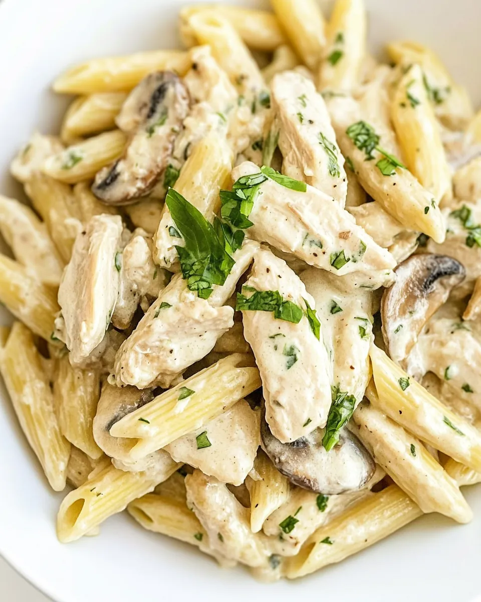 Chicken Mushroom Pasta