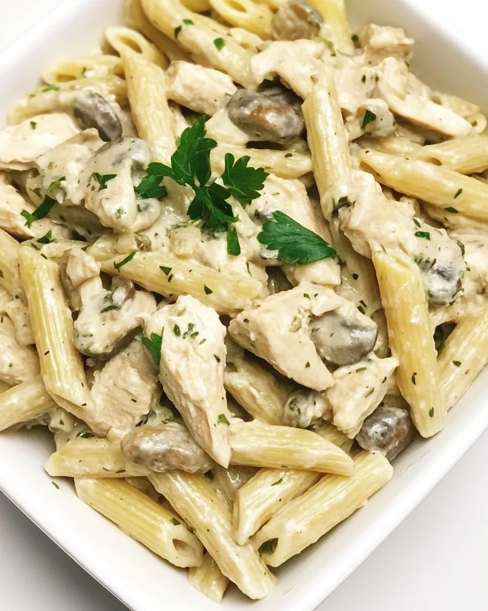 Chicken Mushroom Pasta