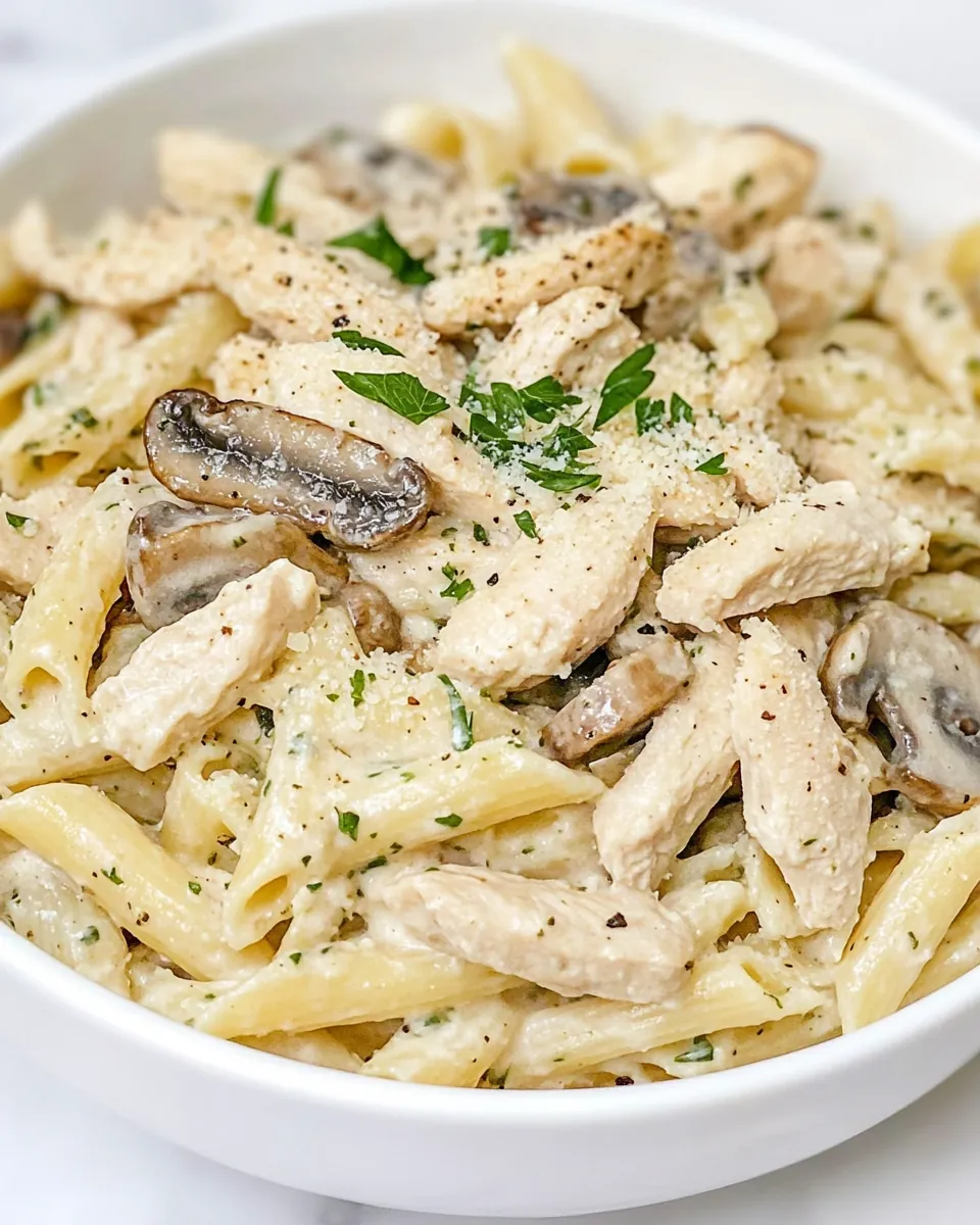 Chicken Mushroom Pasta
