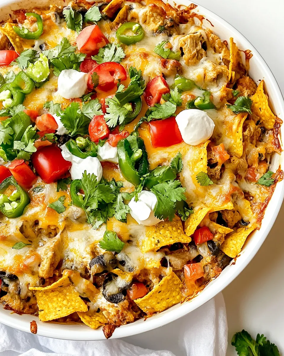 Chicken Nacho Casserole