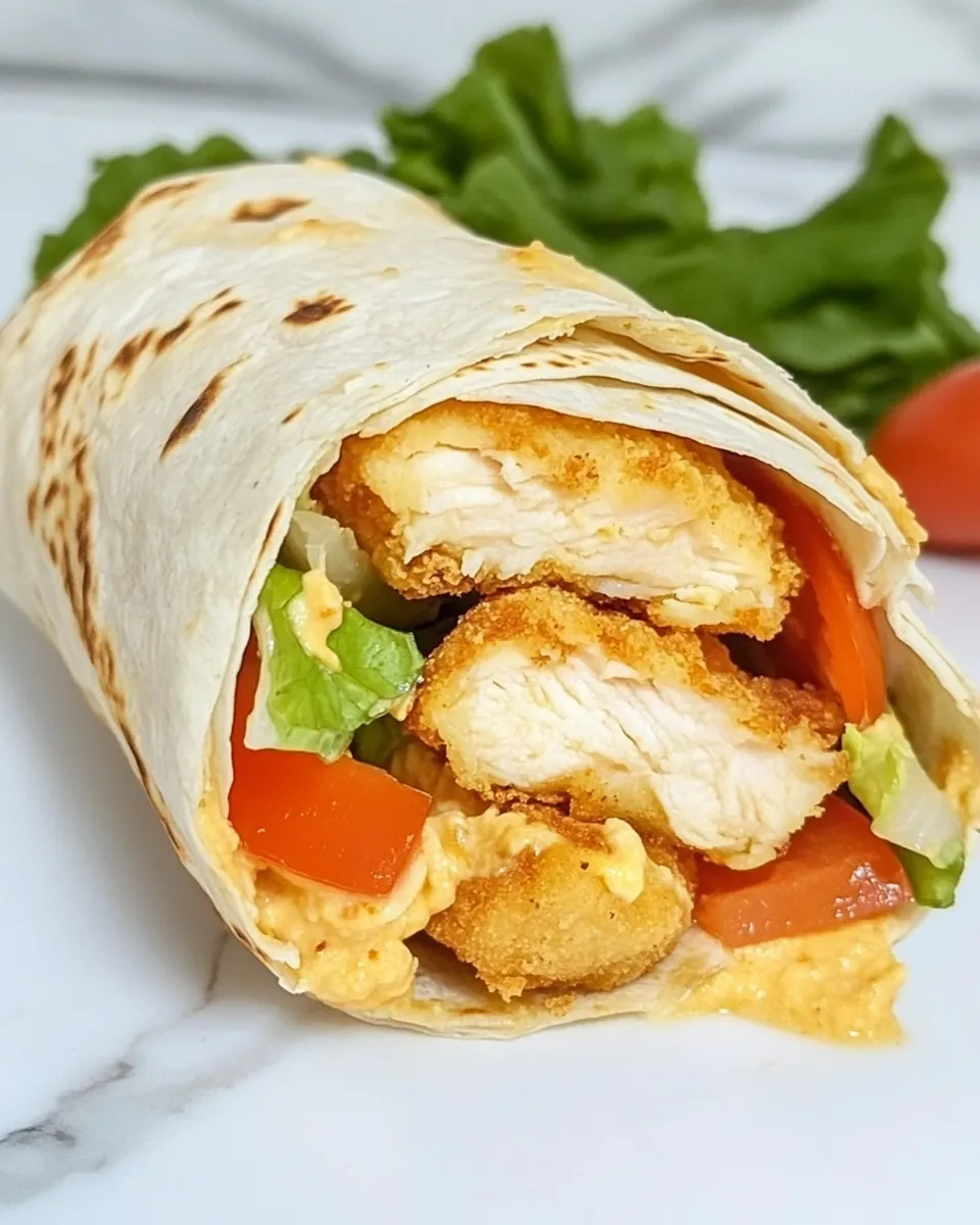 Chicken Nugget Wraps