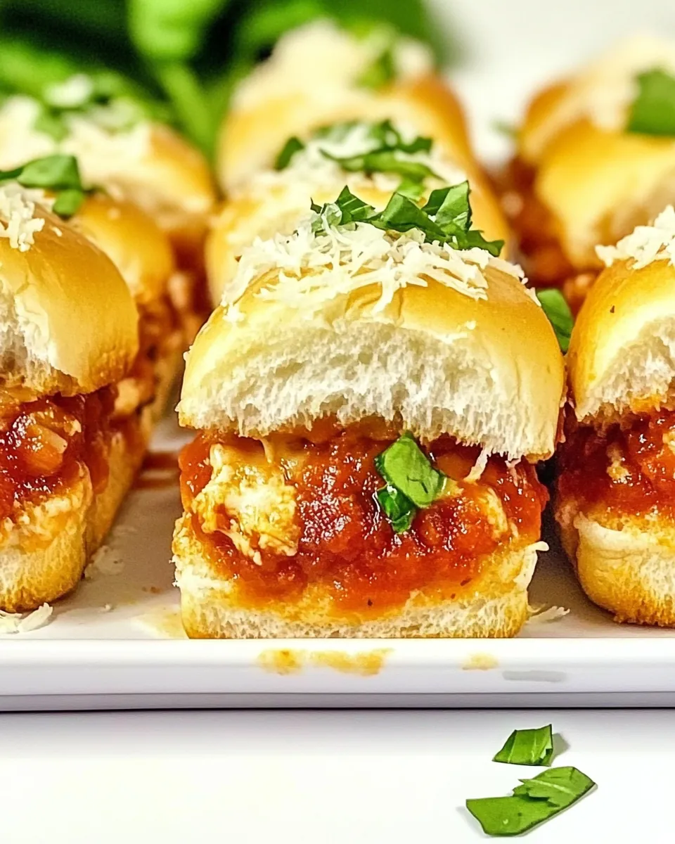 Chicken Parm Sliders