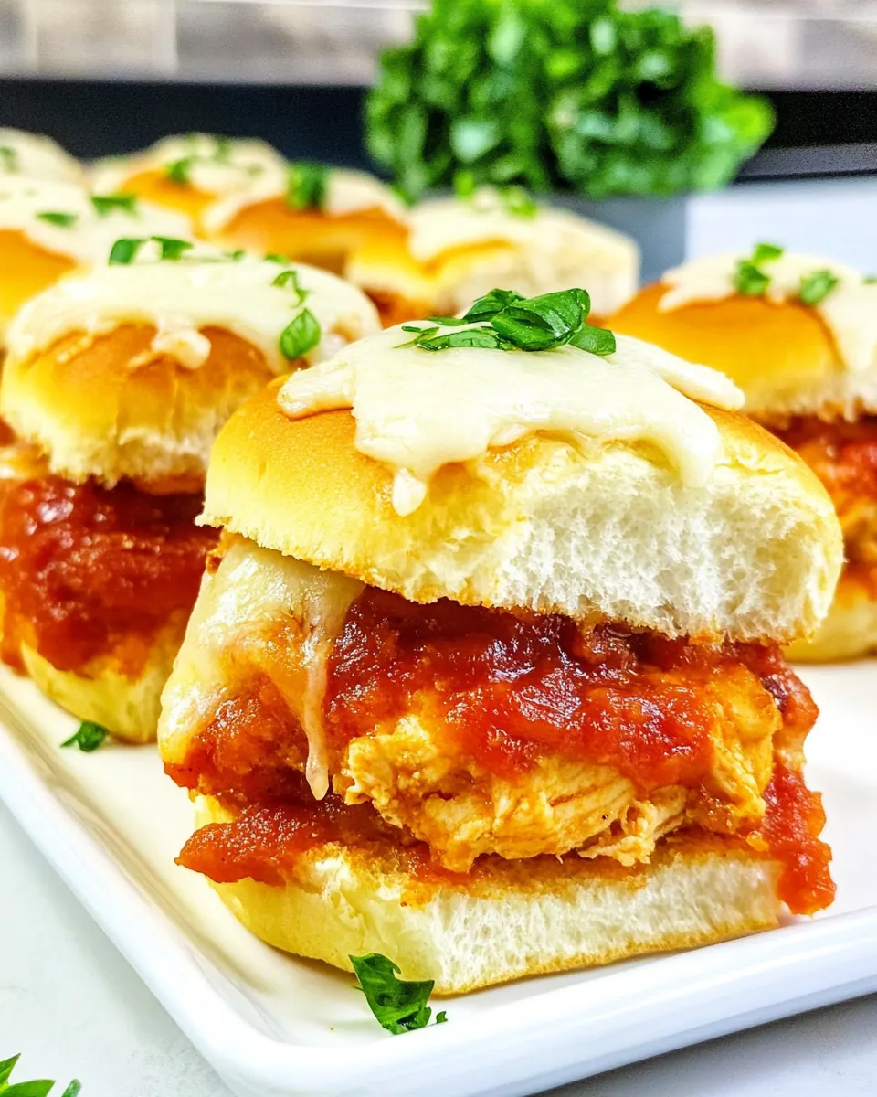 Chicken Parm Sliders
