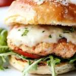 Chicken Parmesan Burgers
