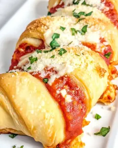 Chicken Parmesan Crescent Rolls