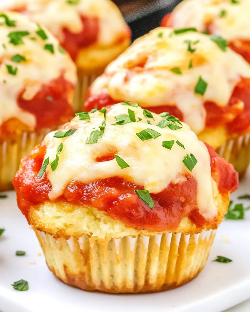 Chicken Parmesan Cupcakes