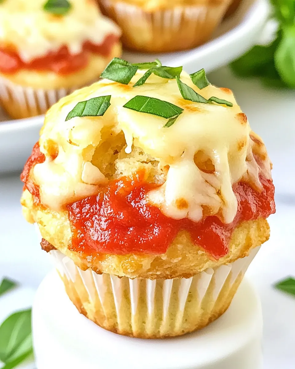 Chicken Parmesan Cupcakes