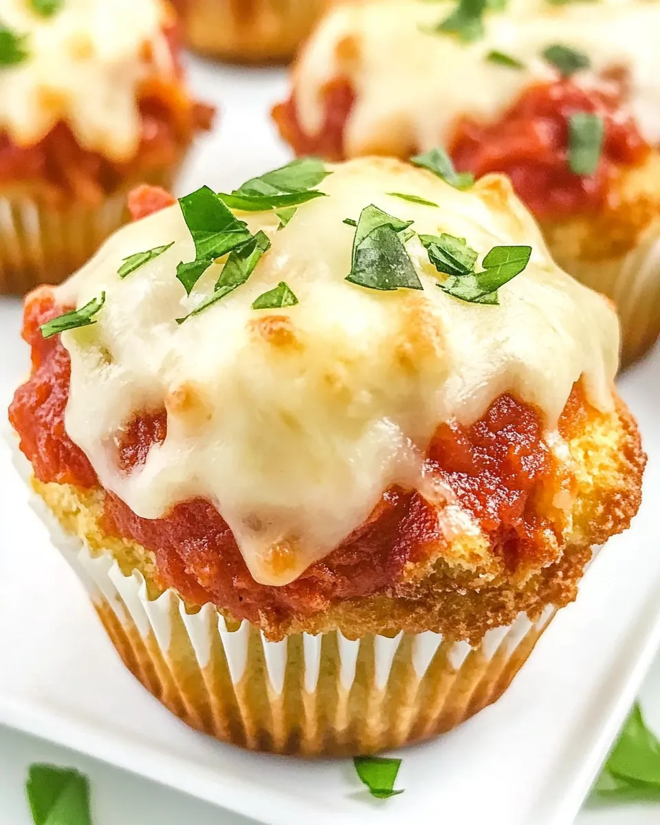 Chicken Parmesan Cupcakes