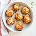 Chicken Parmesan Meatloaf Bites