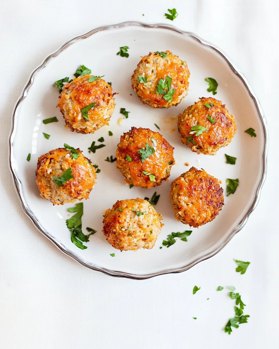 Chicken Parmesan Meatloaf Bites