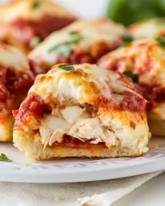 Chicken Parmesan Pizza Sliders