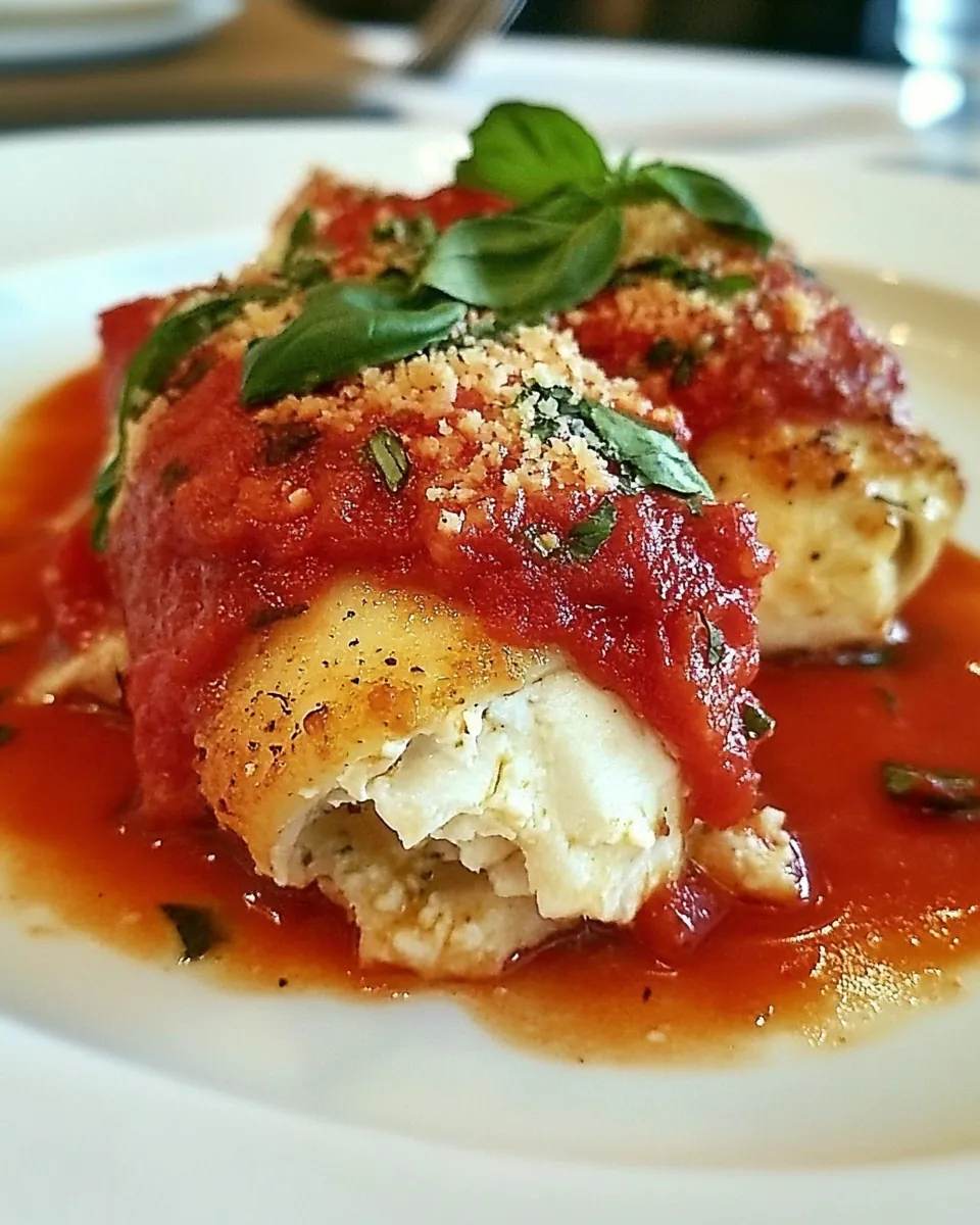 Chicken Parmesan Rollatini