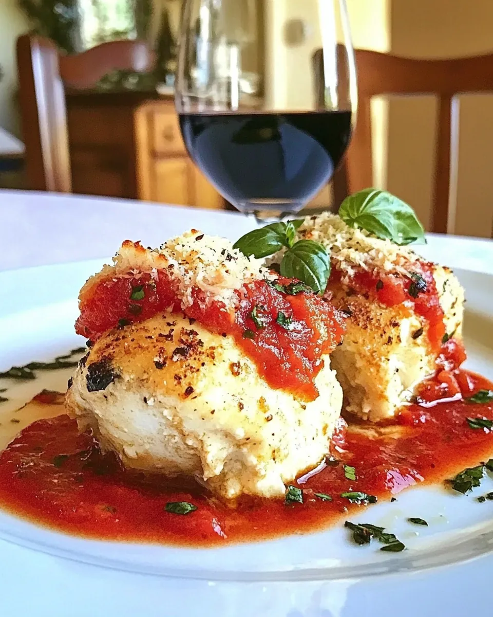 Chicken Parmesan Rollatini