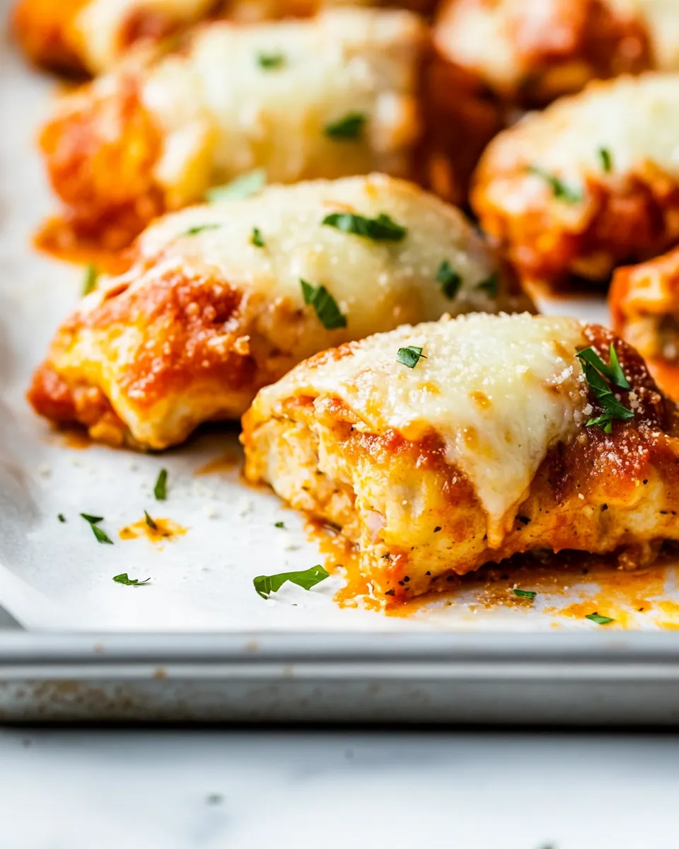 Chicken Parmesan Rolls