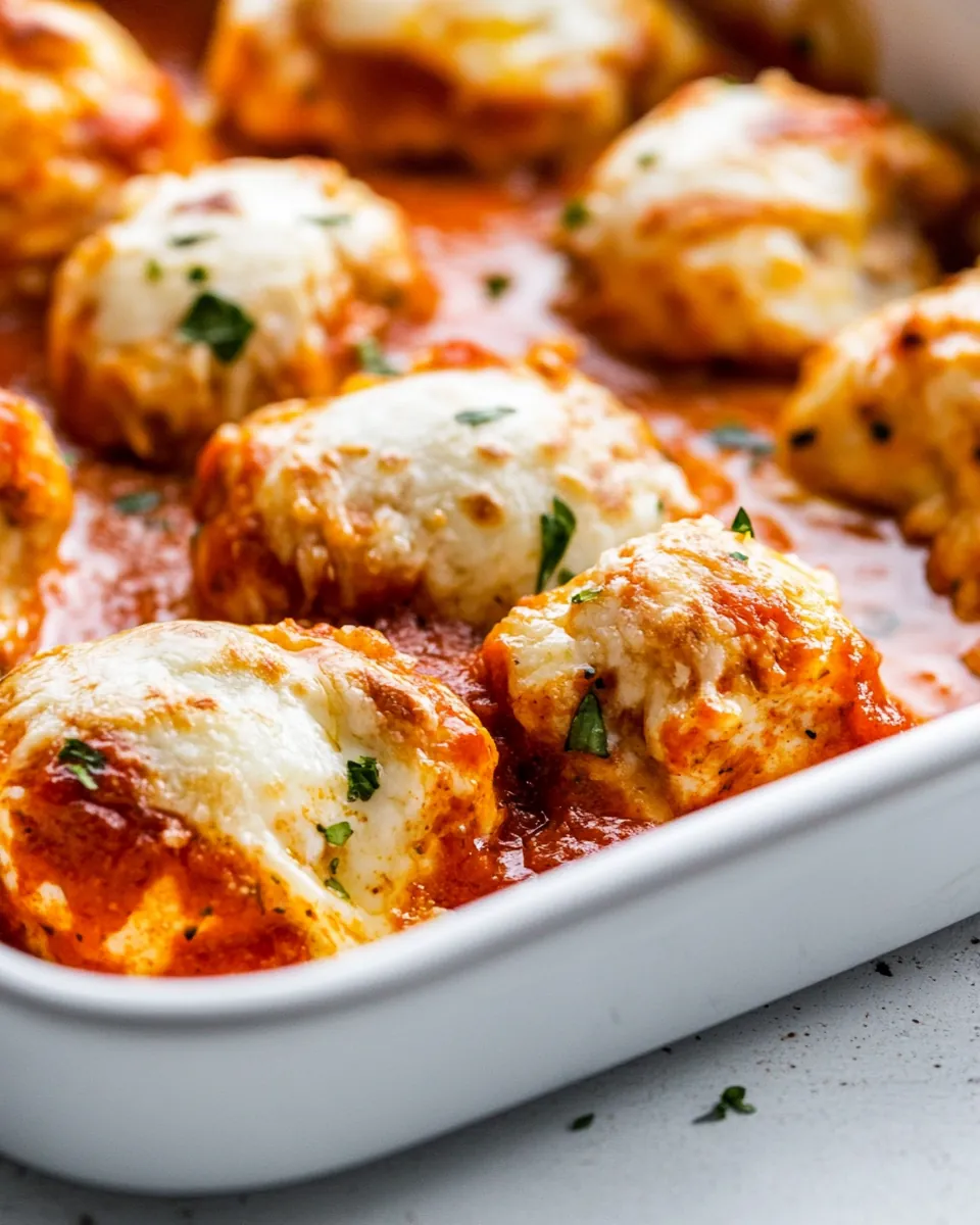 Chicken Parmesan Rolls