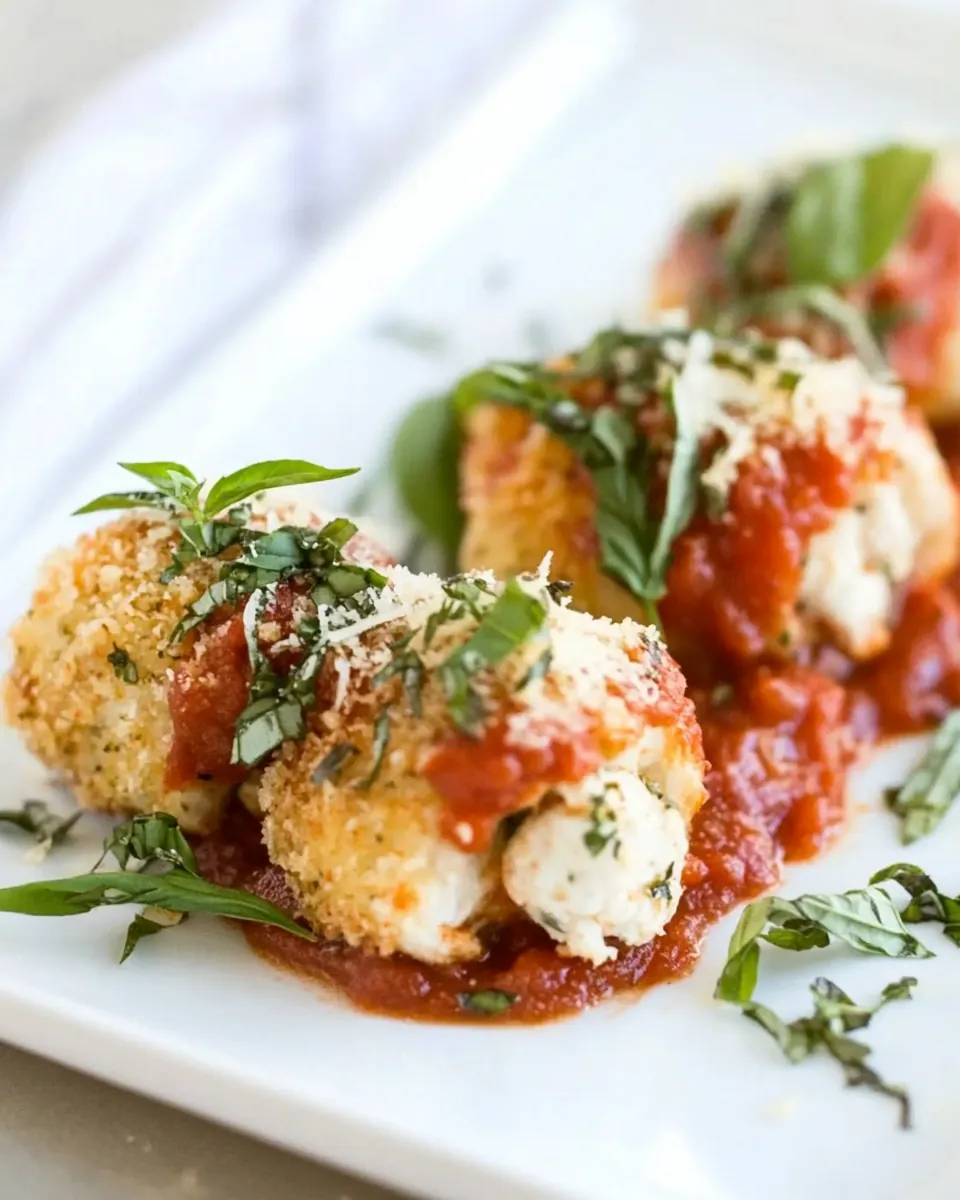 Chicken Parmesan Rolls