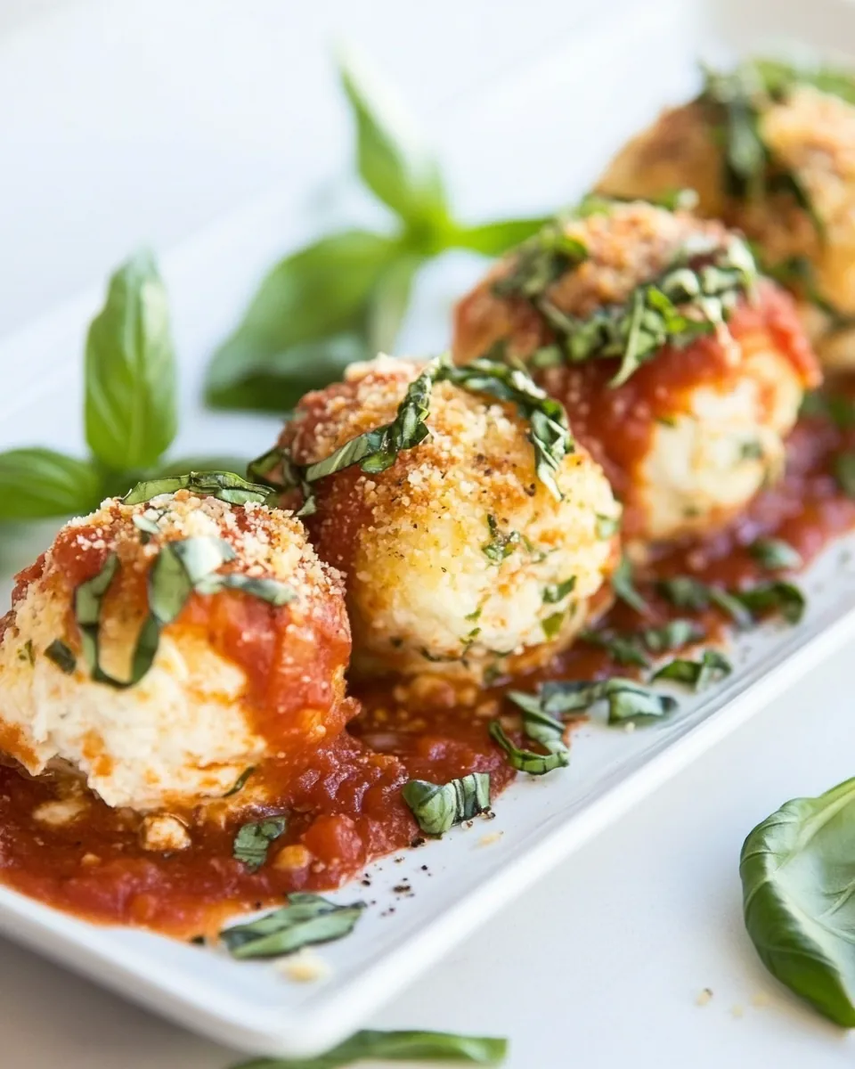 Chicken Parmesan Rolls