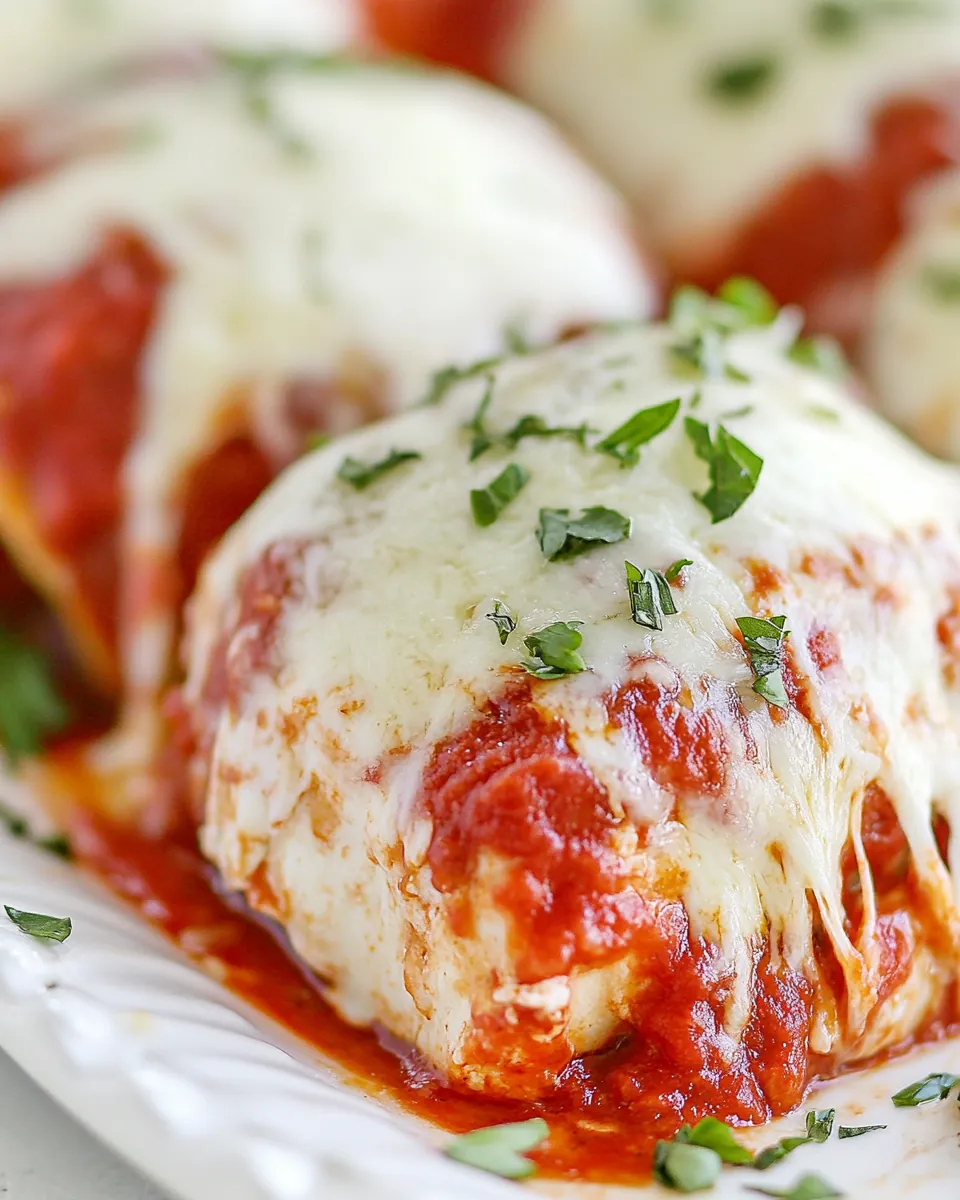Chicken Parmesan Rollups