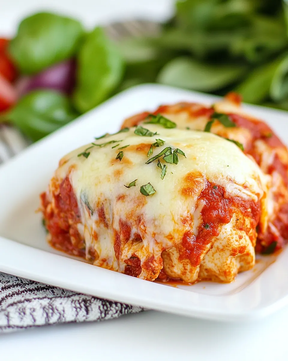 Chicken Parmesan Rollups