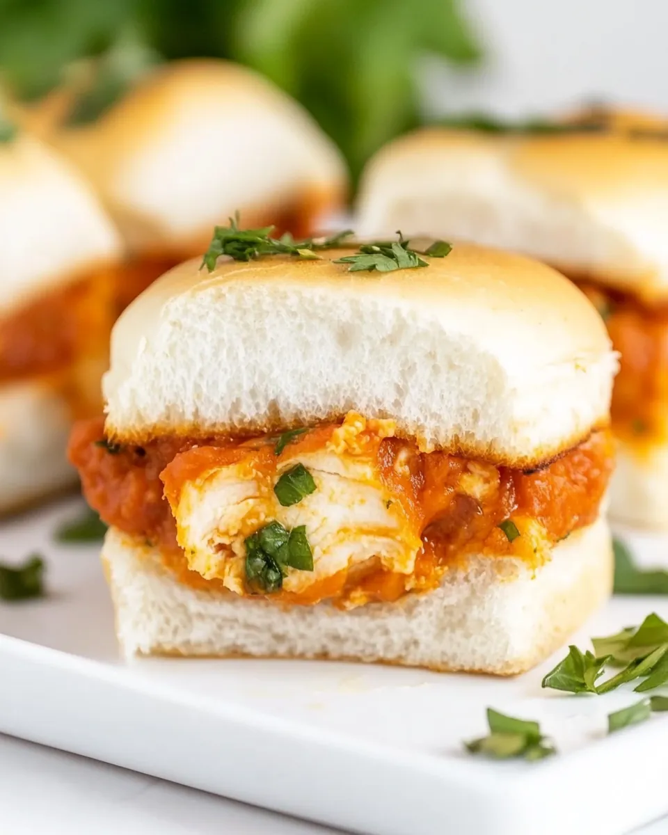Chicken Parmesan Sliders