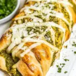 Chicken Pesto Calzone Braid