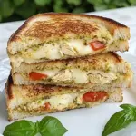 Chicken Pesto Grilled Cheese