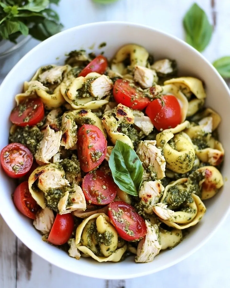 Chicken Pesto Tortellini