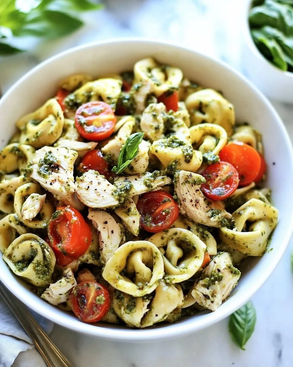 Chicken Pesto Tortellini