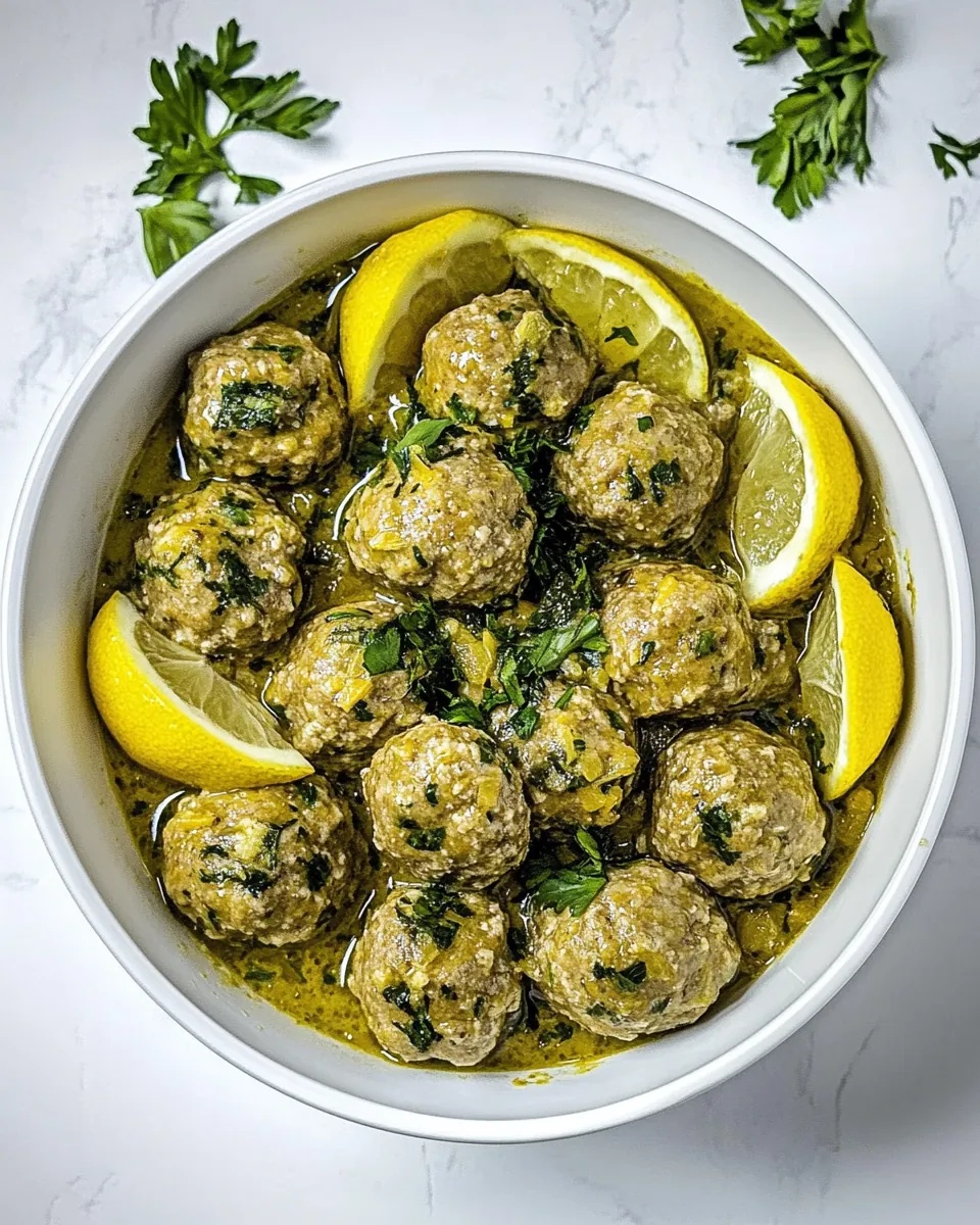 Chicken Piccata Meatballs