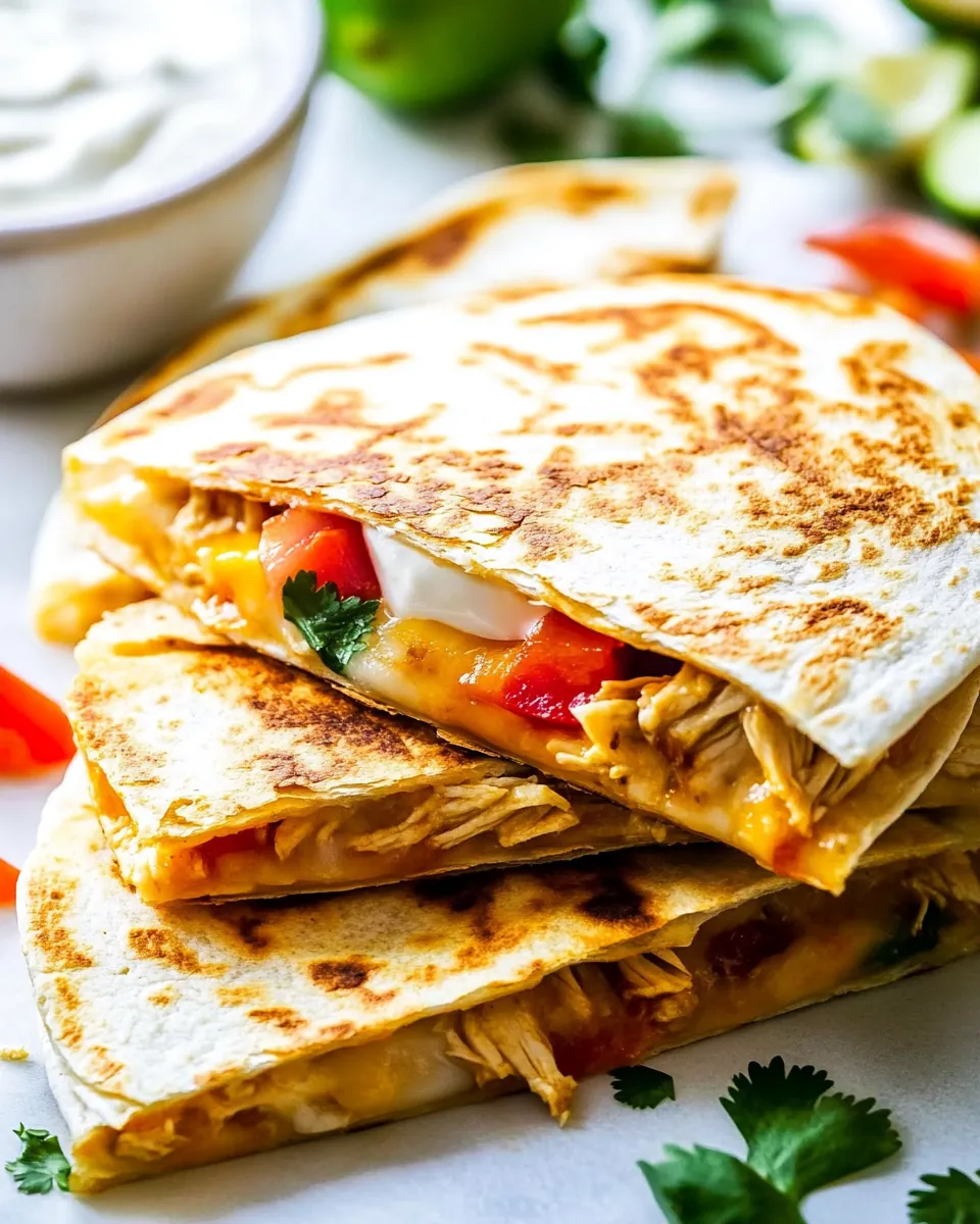 Chicken Quesadillas