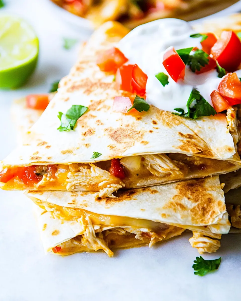 Chicken Quesadillas