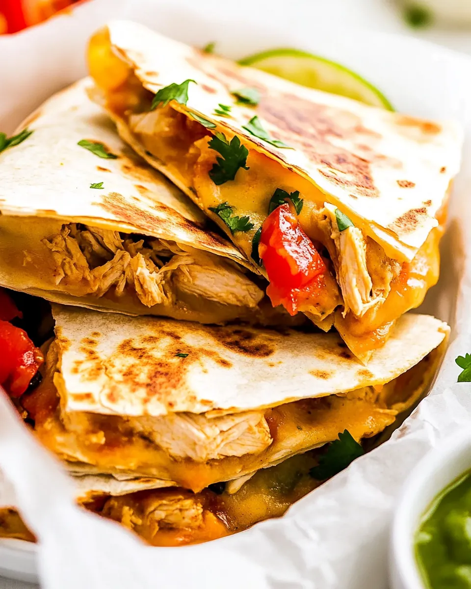 Chicken Quesadillas
