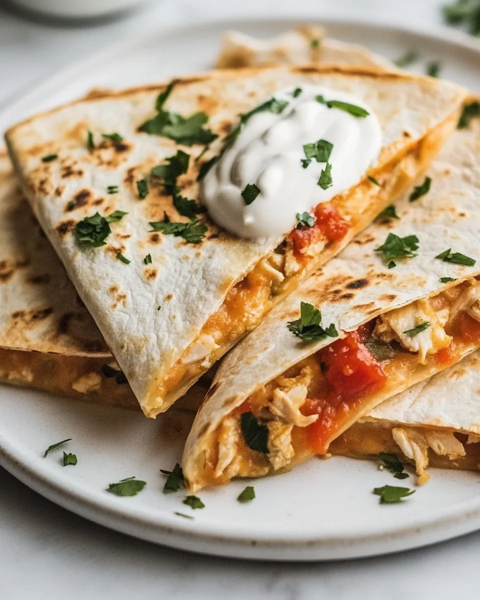 Chicken Quesadillas
